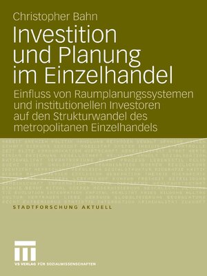 cover image of Investition und Planung im Einzelhandel